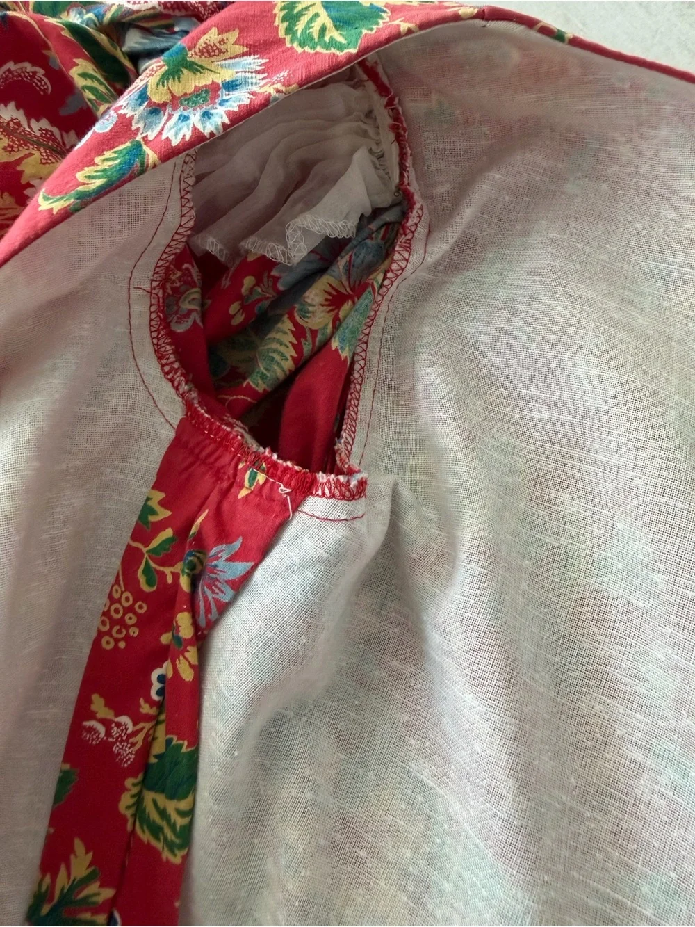 Rare Vintage Sportalm Kitzbühel Red Floral Dress | Austrian Made Size 36 / XS-S - Picture 15 of 17